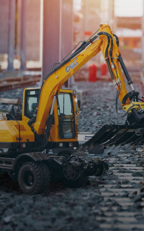 Rail Road Sleeper Changing Machine