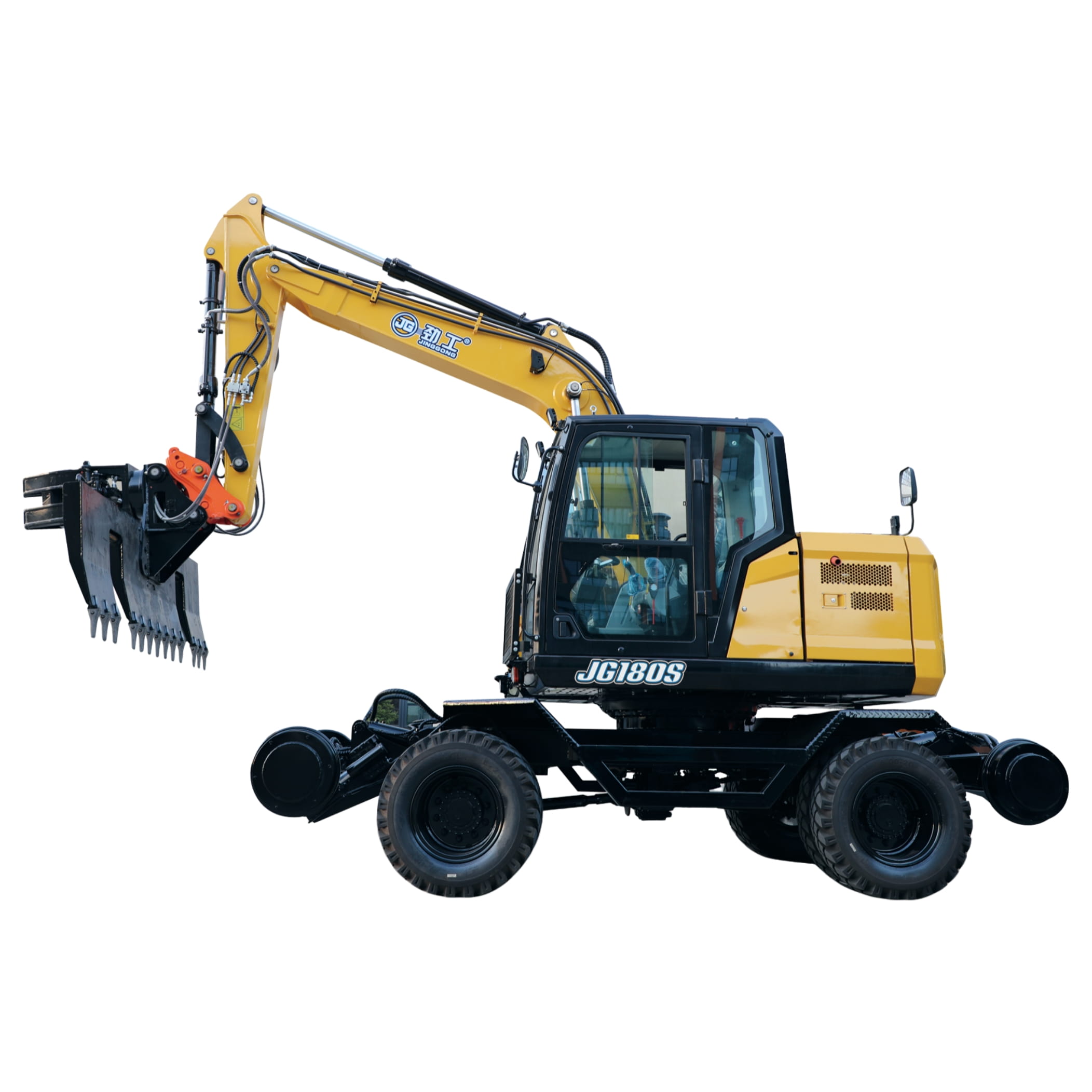 Wheeled Railway Sleeper Changing Machine