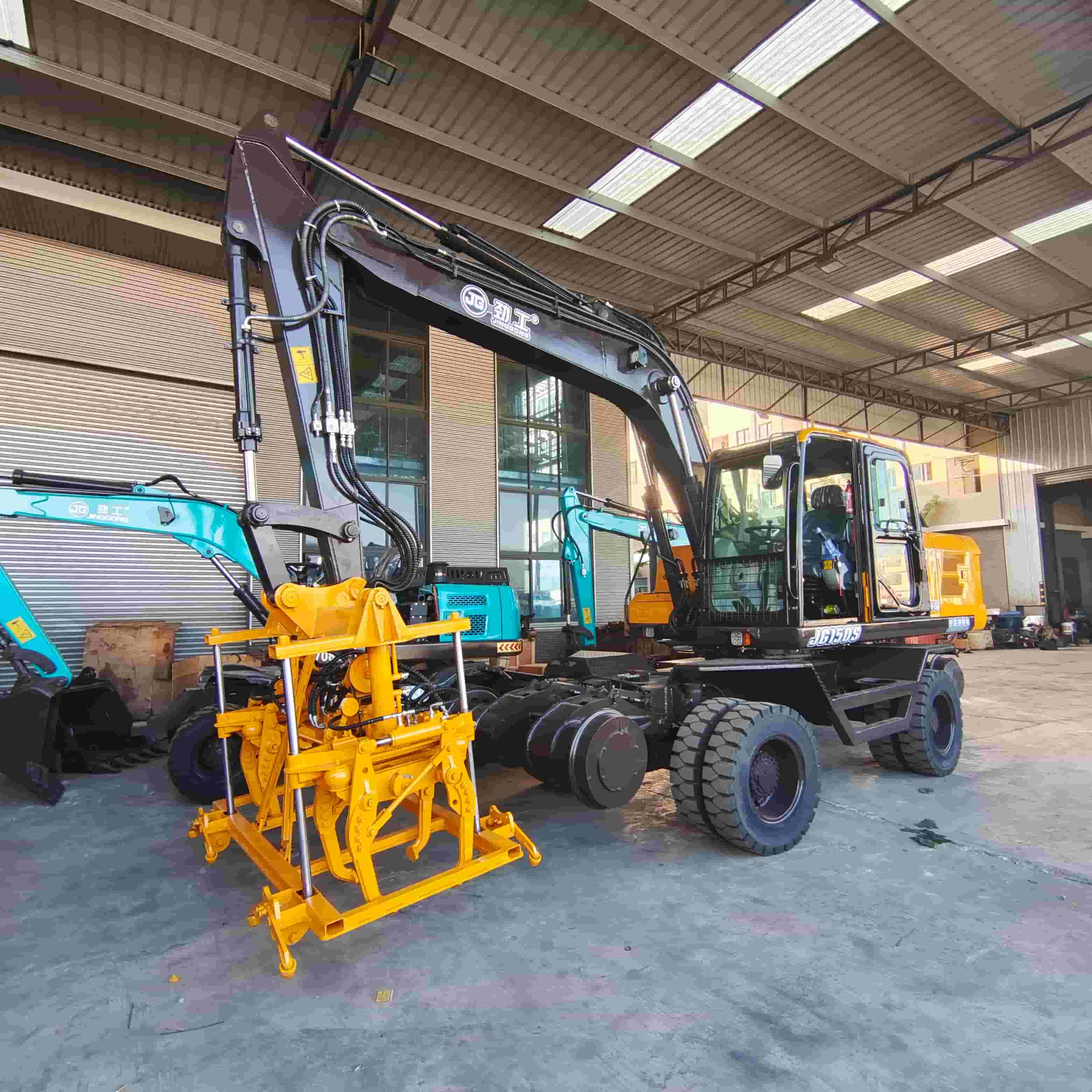 Double-head tamping machine
