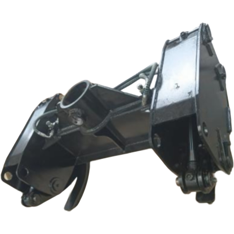 Excavator rail gripper attachment