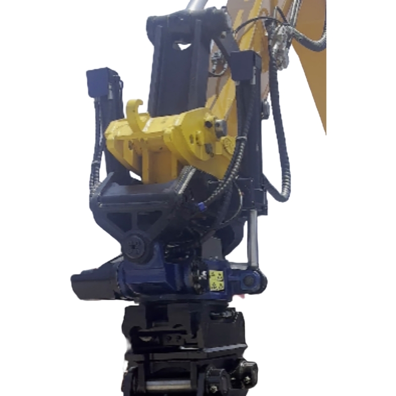 Railway excavator rotator