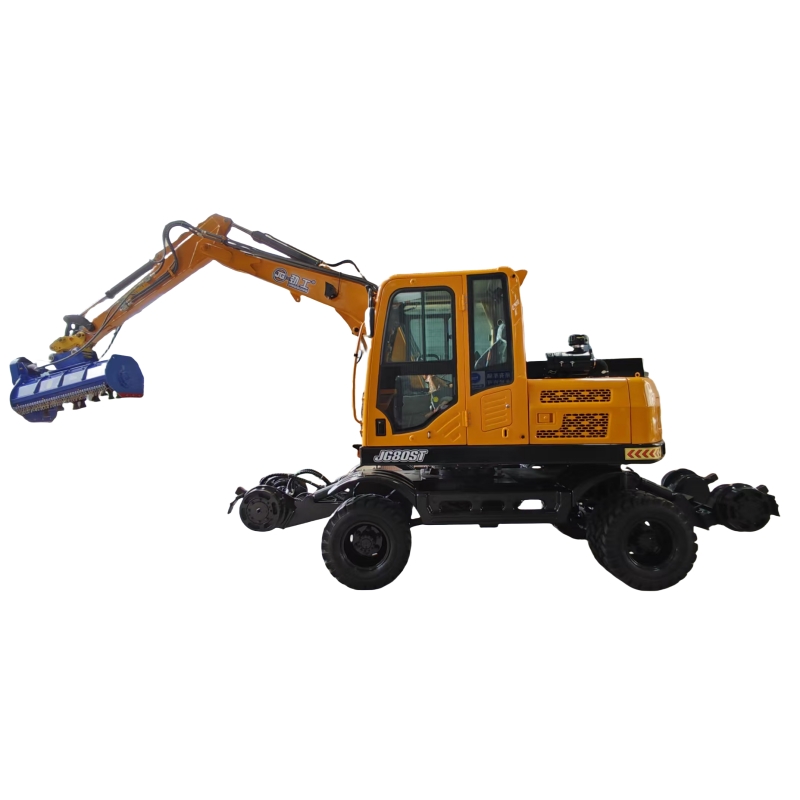 road excavator, grass-cutting excavator