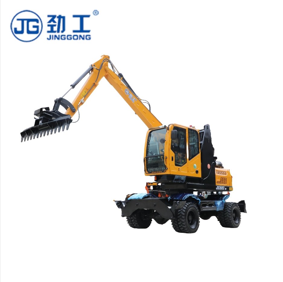 Wheeled Rail Excavator